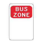 ACT ONLY BUS ZONE ACTR5-20 300 x 450 Road Sign