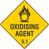 Oxidising Agent 5.1 Safety Signs, Stickers & Placards