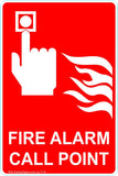 This Fire Extinguisher - Fire Alarm Call Point Safety Signs and Stickers