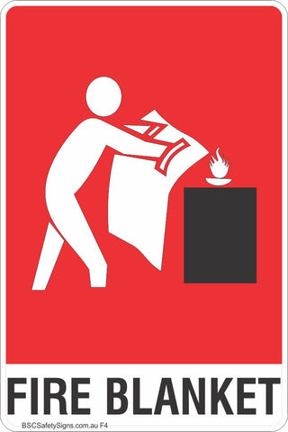 Fire Blanket Safety Sign