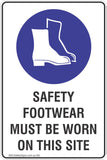 Safety Footwear Must Be Worn On This Site Safety Sign