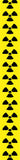Radioactive Hazard banding tape