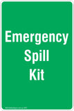Emergency Spill Kit Safety Sign