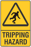 Tripping Hazard Safety Sign