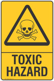 Toxic Hazard Safety Sign