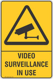 Video Surveillance In Use Safety Sign