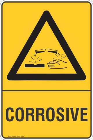 Warning Corrosive Safety Signs and Stickers Safety Signs and Stickers