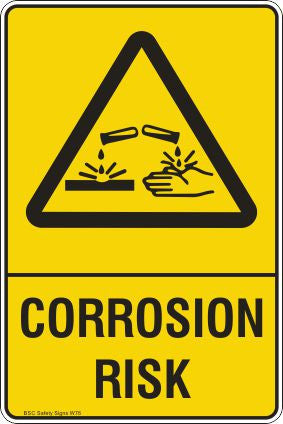 CORROSION RISK Safety Signs and Stickers