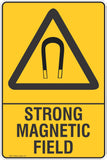 Strong Magnetic Field Safety Sign