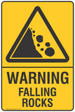 Warning Falling Rocks Safety Safety Signs and Stickers