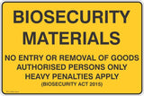 Biosecurity Materials  Safety Signs and Stickers