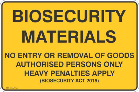 Biosecurity Materials  Safety Signs and Stickers