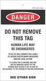 [Bulk Pack of 10] DO NOT OPERATE Lockout Tag