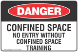 Confined Space No Entry Without Confined Space Training