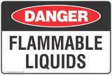 Danger Flammable Liquids Safety Signs & Stickers