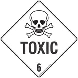 Toxic 6 Safety Signs & Stickers & Placards
