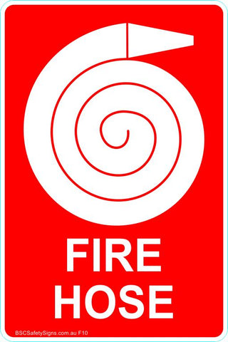 This Fire Extinguisher - Fire Hose  Safety Signs and Stickers