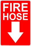 This Fire Extinguisher - Fire Hose 2 Safety Signs and Stickers