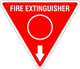 This Fire Extinguisher Red Circle  Safety Signs and Stickers