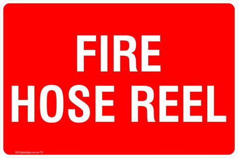 This Fire Extinguisher - Fire Rose Reel 2 Safety Signs and Stickers