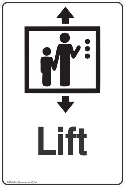 Information Lift Safe Workplace - Stickers - Safety Signage - BSC ...