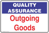 Quality Assurance Isolated Area Safety Signs and Stickers