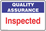 Quality Assurance Inspection  Safety Signs and Stickers