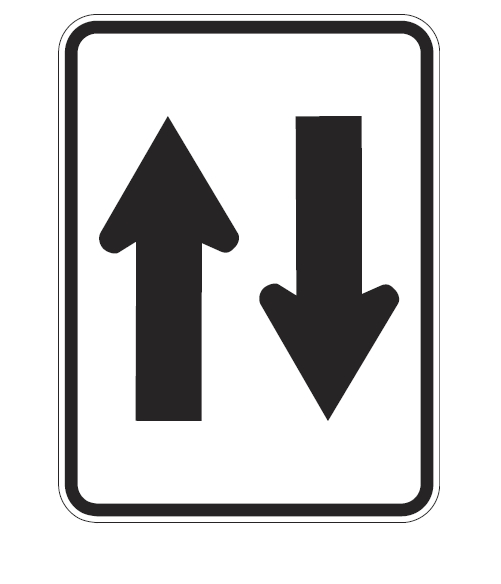 TWO WAY (Symbolic) R2-11 – BSC Safety Signs Australia