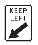 KEEP LEFT (Left / Right) R2-3