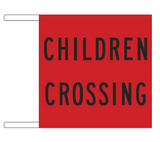 CHILDREN CROSSING (flag) R3-3