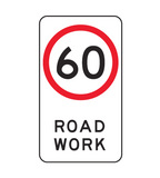 SPEED LIMIT ROAD WORK (symbolic) R4-212 Road Sign