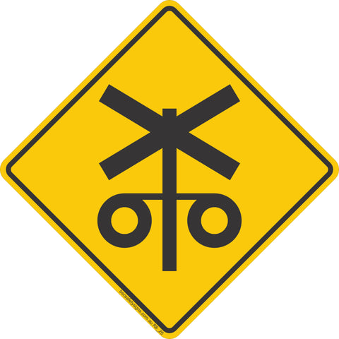 RAILWAY CROSSING R6-26 Road Sign