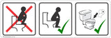 Do Not Stand on Toilet Seat