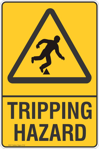 Tripping Hazard - Warning Safety Signs - Stickers - Safety Signage ...