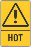 Warning Hot Safety Signs and Stickers Safety Signs and Stickers