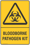 Warning Bloodborne Pathogen Kit Safety Signs and Stickers Safety Signs and Stickers