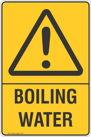 Warning Boiling Water Safety Signs and Stickers Safety Signs and Stickers