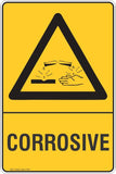 Warning Corrosive Safety Signs and Stickers Safety Signs and Stickers