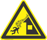 Danger Roof Avalanche Safety Sign & Stickers
