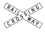 RAILWAY CROSSING R6-24 Road Sign