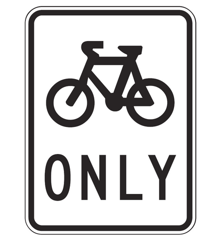 BICYCLE PATH R8-1 Road Sign