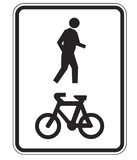 SHARED PATH R8-2 Road Sign
